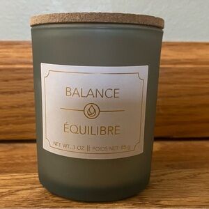 Frosted Candle with Cork Lid